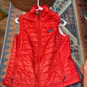 COPY - Patagonia red quilted vest